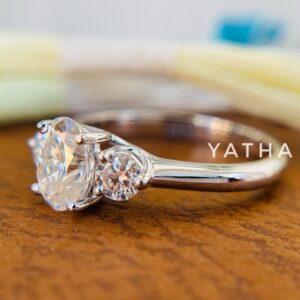 1CT Oval Shape White Moissanite with 925 Silver,10k ,14k ,18k White gold, Rose gold Anniversary Ring, Engagement Ring